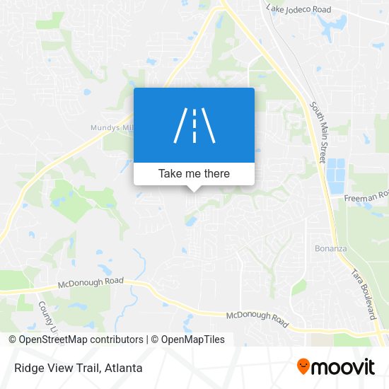 Mapa de Ridge View Trail