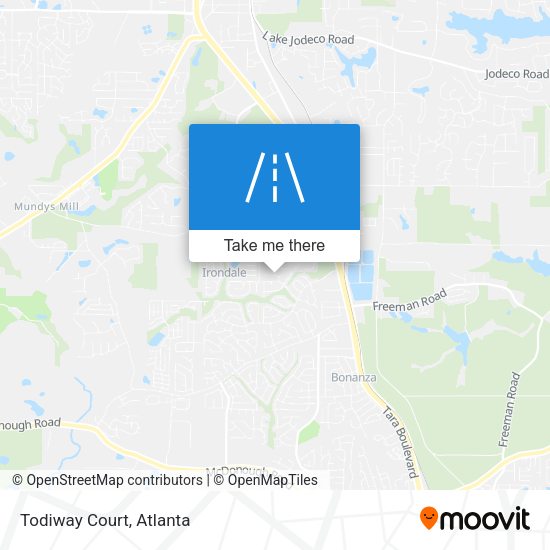 Mapa de Todiway Court