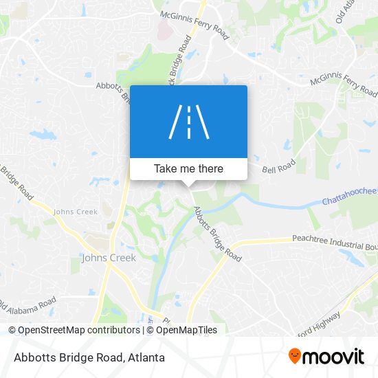 Mapa de Abbotts Bridge Road