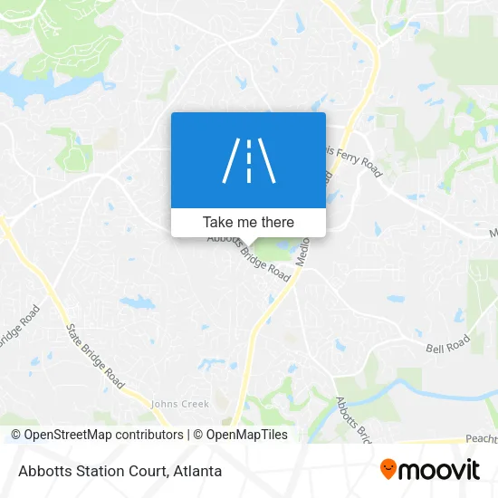 Abbotts Station Court map