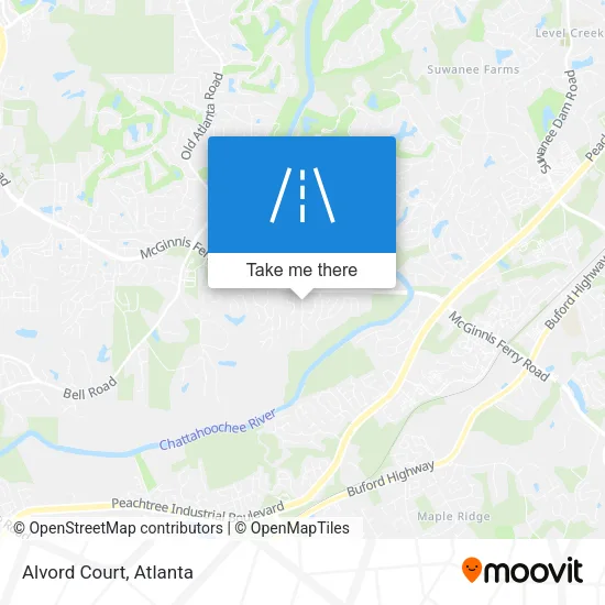 Alvord Court map