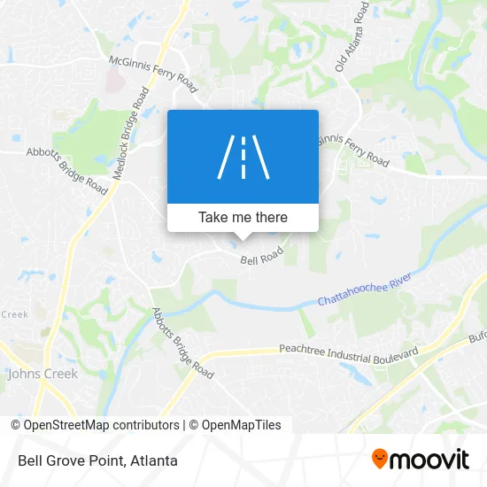 Bell Grove Point map