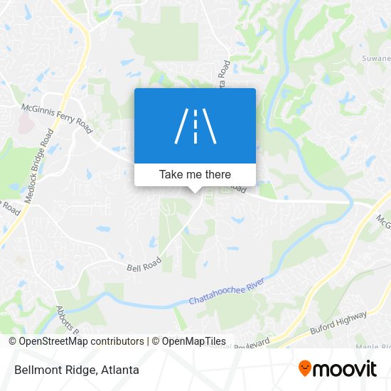 Mapa de Bellmont Ridge