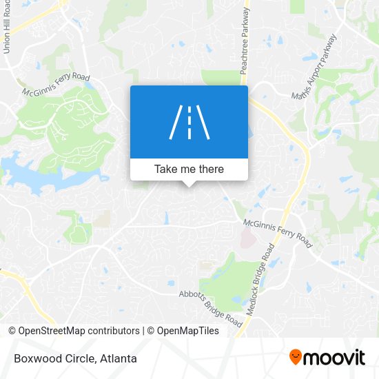 Boxwood Circle map