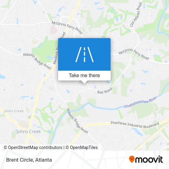 Mapa de Brent Circle