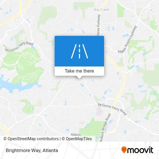 Brightmore Way map