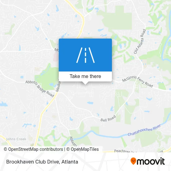 Brookhaven Club Drive map