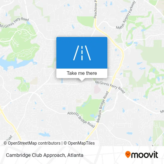 Cambridge Club Approach map