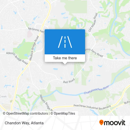 Chandon Way map