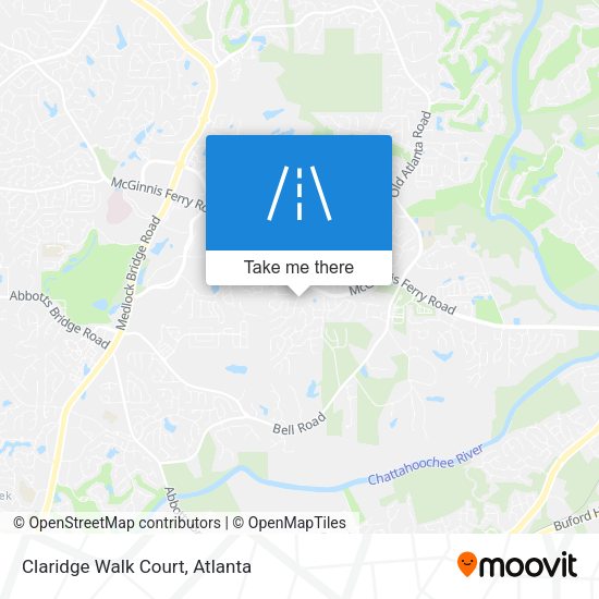 Claridge Walk Court map