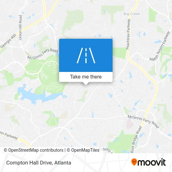 Compton Hall Drive map