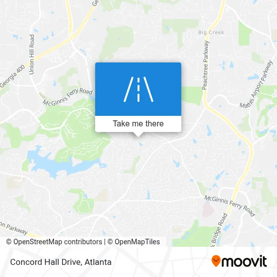 Concord Hall Drive map