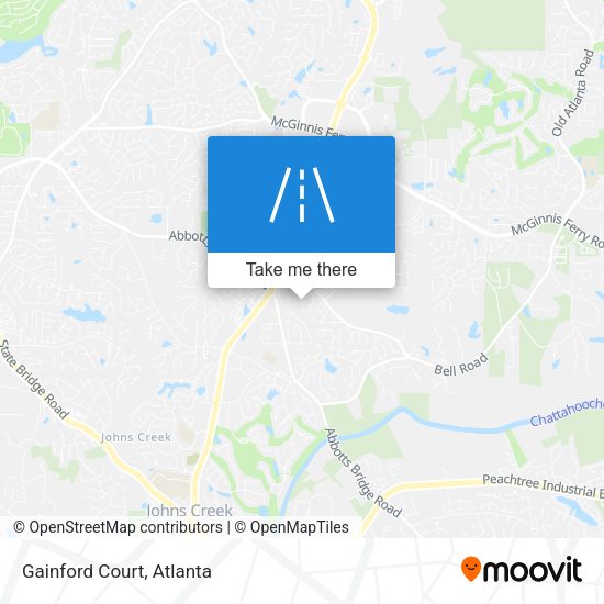 Mapa de Gainford Court