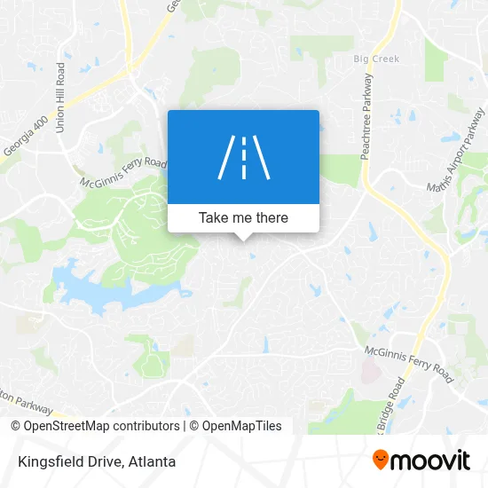 Kingsfield Drive map