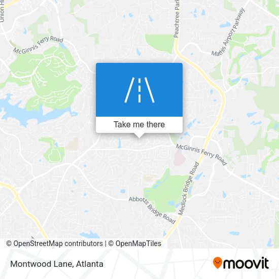 Mapa de Montwood Lane