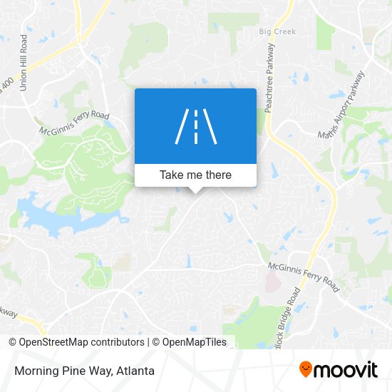 Morning Pine Way map