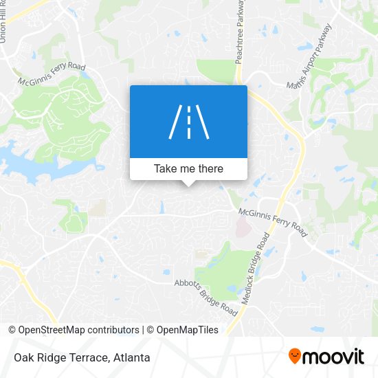 Mapa de Oak Ridge Terrace
