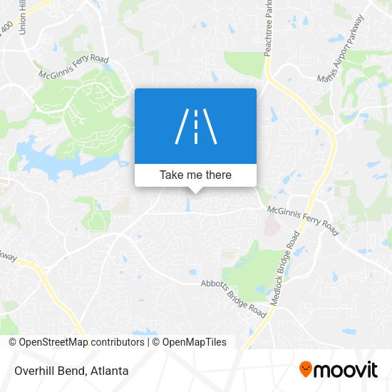 Mapa de Overhill Bend