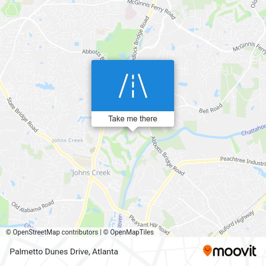 Palmetto Dunes Drive map