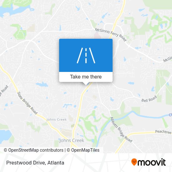 Mapa de Prestwood Drive