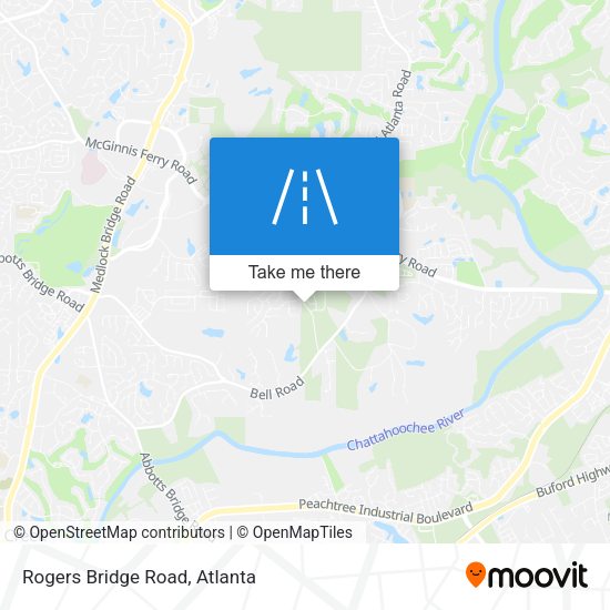 Mapa de Rogers Bridge Road