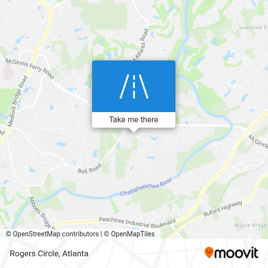 Rogers Circle map