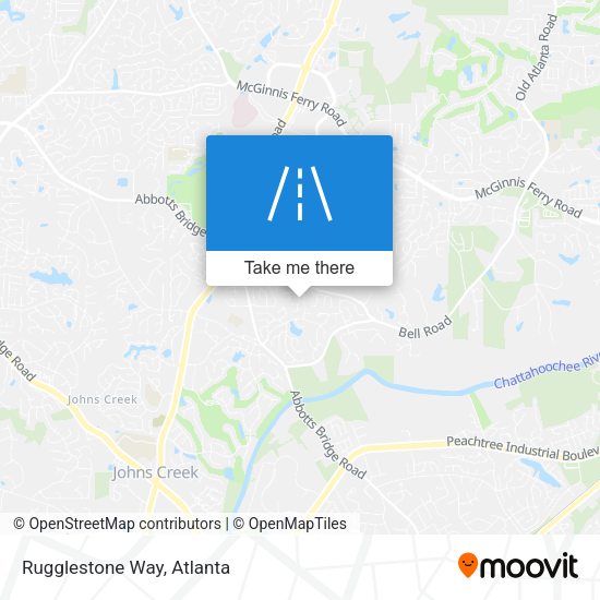 Rugglestone Way map