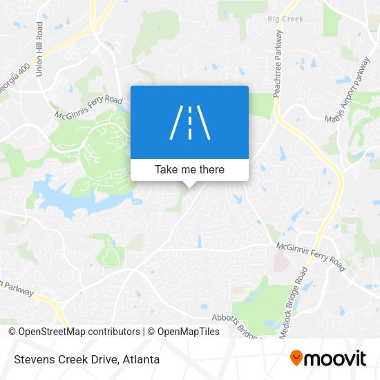 Mapa de Stevens Creek Drive
