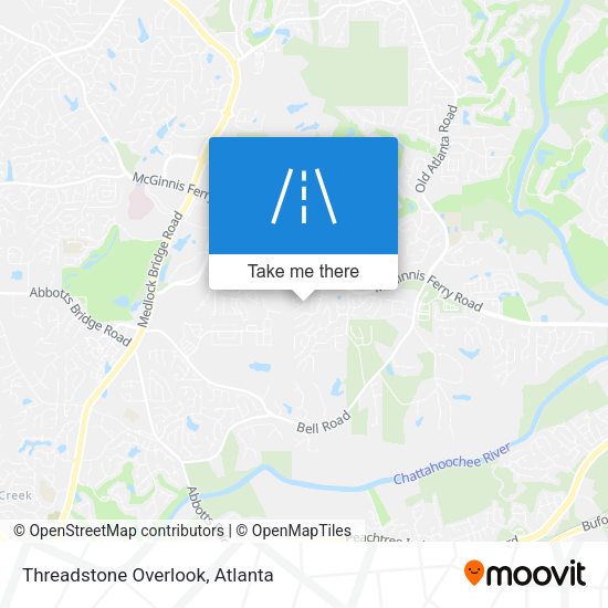 Threadstone Overlook map