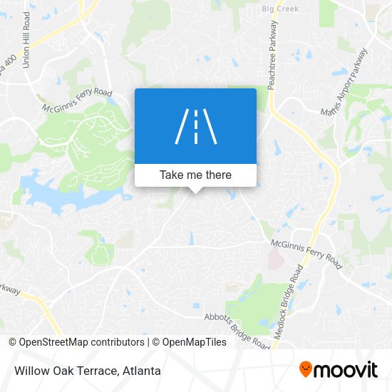 Mapa de Willow Oak Terrace