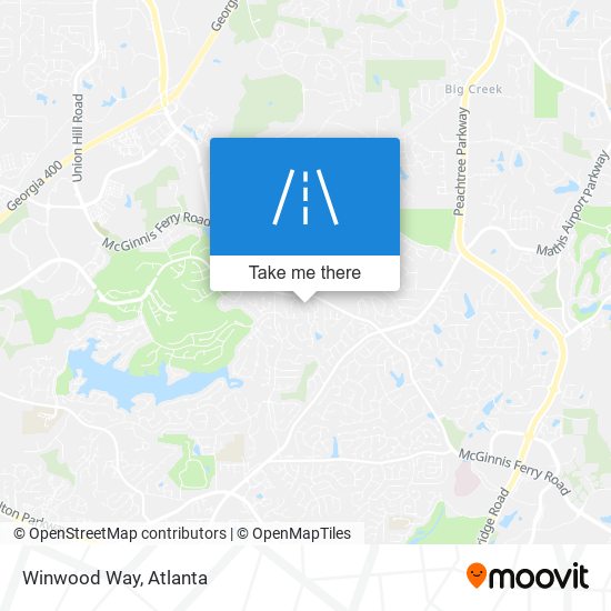 Winwood Way map