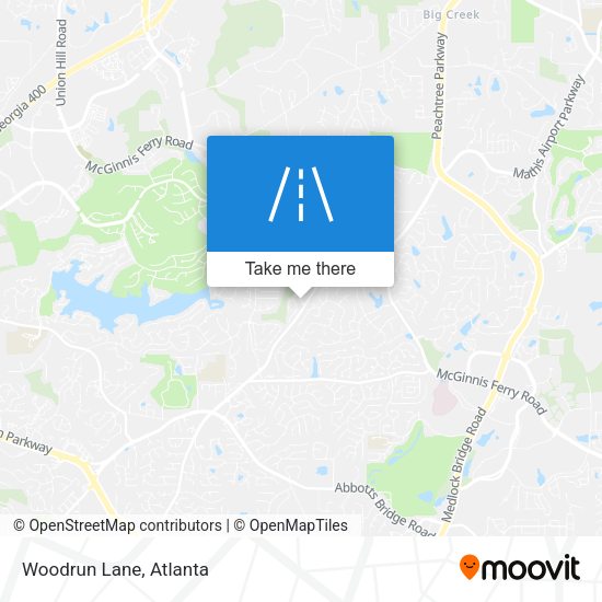 Mapa de Woodrun Lane