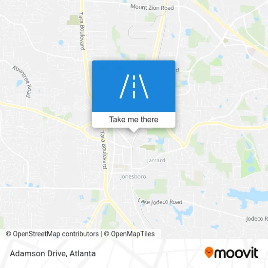 Adamson Drive map