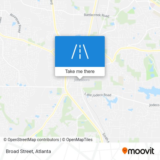 Mapa de Broad Street