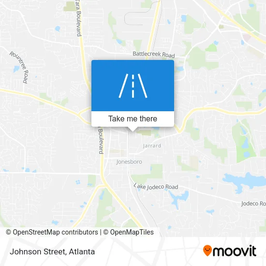 Mapa de Johnson Street