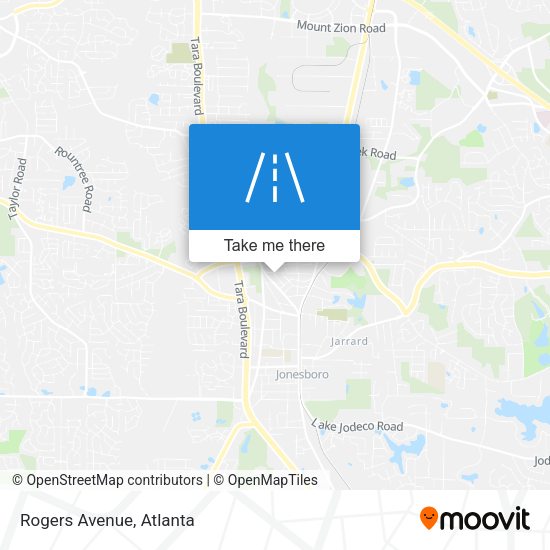 Mapa de Rogers Avenue