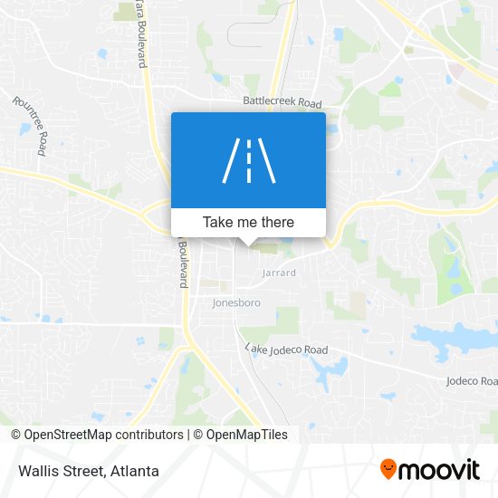 Mapa de Wallis Street