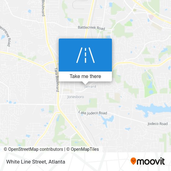 Mapa de White Line Street