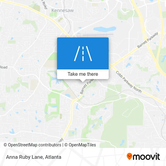 Anna Ruby Lane map
