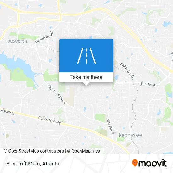Bancroft Main map