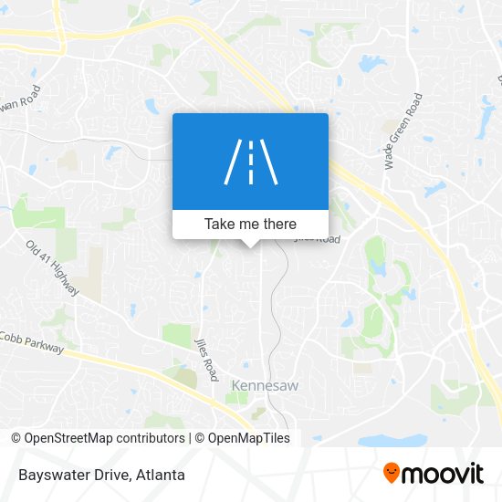 Mapa de Bayswater Drive