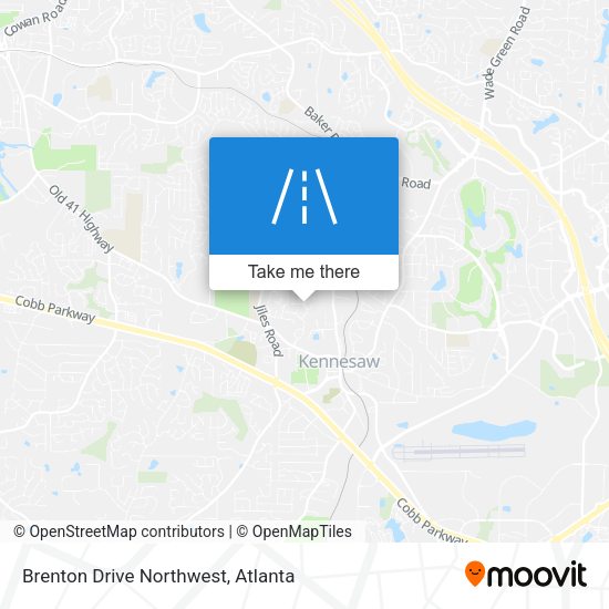 Brenton Drive Northwest map