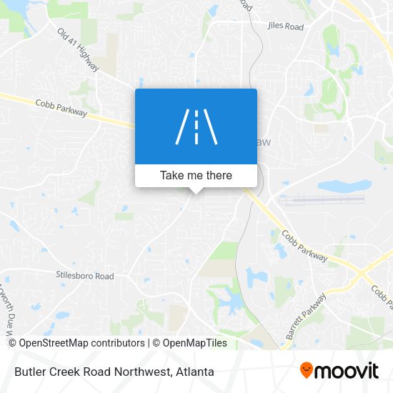 Mapa de Butler Creek Road Northwest