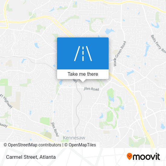 Mapa de Carmel Street