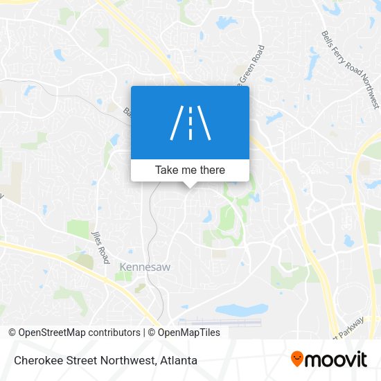 Mapa de Cherokee Street Northwest