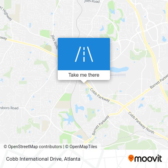 Cobb International Drive map