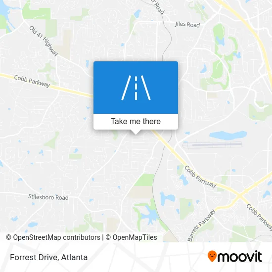 Forrest Drive map