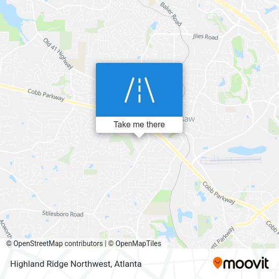 Highland Ridge Northwest map