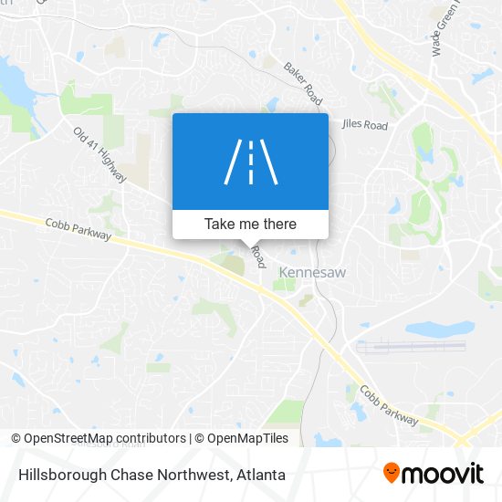 Mapa de Hillsborough Chase Northwest