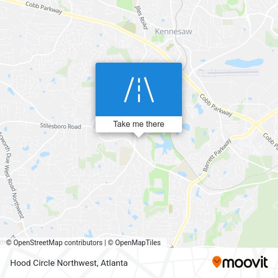 Mapa de Hood Circle Northwest